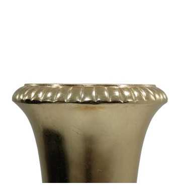 Vaso Decorativo in Vetroresina Oro, per Interni ed Esterni Vaso Decorativo in Vetroresina Oro, per Interni ed Esterni
