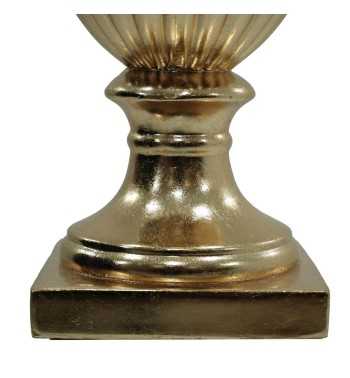 Vaso Decorativo in Vetroresina Oro, per Interni ed Esterni Vaso Decorativo in Vetroresina Oro, per Interni ed Esterni
