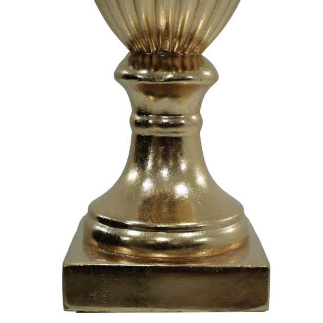 Vaso Decorativo in Vetroresina Oro, per Interni ed Esterni