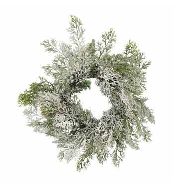 Ghirlanda Natalizia di Pino Innevato D.45 cm
