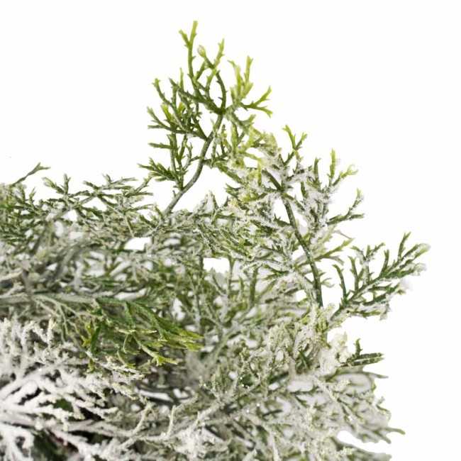 Ghirlanda Natalizia di Pino Innevato D.45 cm