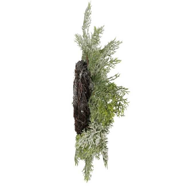 Ghirlanda Natalizia di Pino Innevato D.45 cm