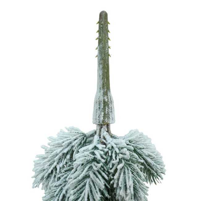 Rametto Natalizio di Pino Innevato 110 cm