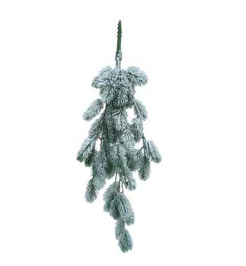 Rametto Natalizio Innevato in Pe 71 cm Rametto Natalizio Innevato in Pe 71 cm