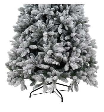 Albero di Natale Innevato in Pe+Pvc H.150/300 cm Apertura ad Ombrello - Panormo Snow Albero di Natale Innevato in Pe+Pvc H.150/300 cm Apertura ad Ombrello - Panormo Snow