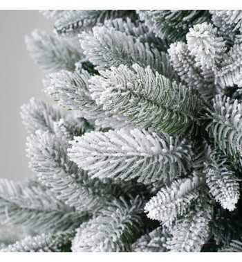 Albero di Natale Innevato in Pe+Pvc H.150/300 cm Apertura ad Ombrello - Panormo Snow Albero di Natale Innevato in Pe+Pvc H.150/300 cm Apertura ad Ombrello - Panormo Snow