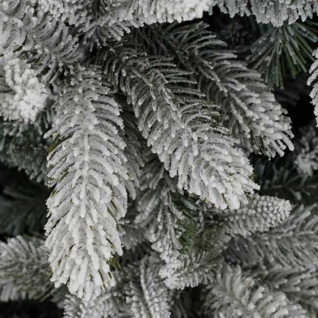 Albero di Natale Innevato in Pe+Pvc H.150/300 cm Apertura ad Ombrello - Panormo Snow