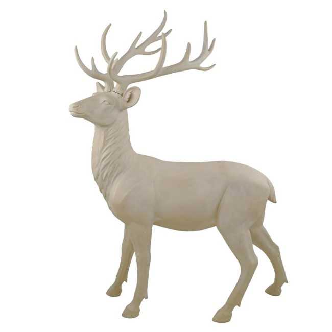 Renna Natalizia in Resina Beige H.153 cm