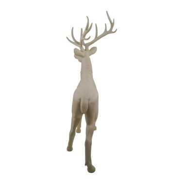 Renna Natalizia in Resina Beige H.153 cm