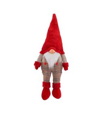 Gnomo Natalizio Seduto H.72 cm