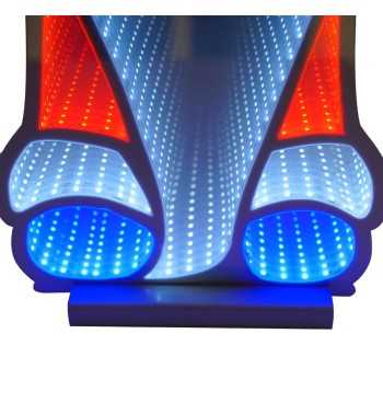 Gnomo Luminoso 3D con Effetto Infinity Mirror