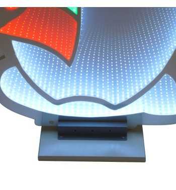 Pupazzo di Neve Luminoso 3D con Effetto Infinity Mirror 3 Misure Pupazzo di Neve Luminoso 3D con Effetto Infinity Mirror 3 Misure