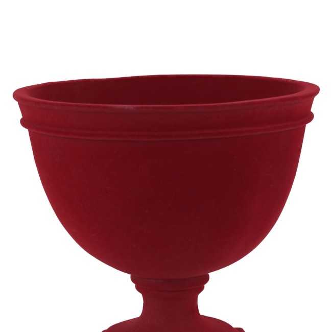 Vaso Natalizio in Velluto Bordeaux 3 Misure