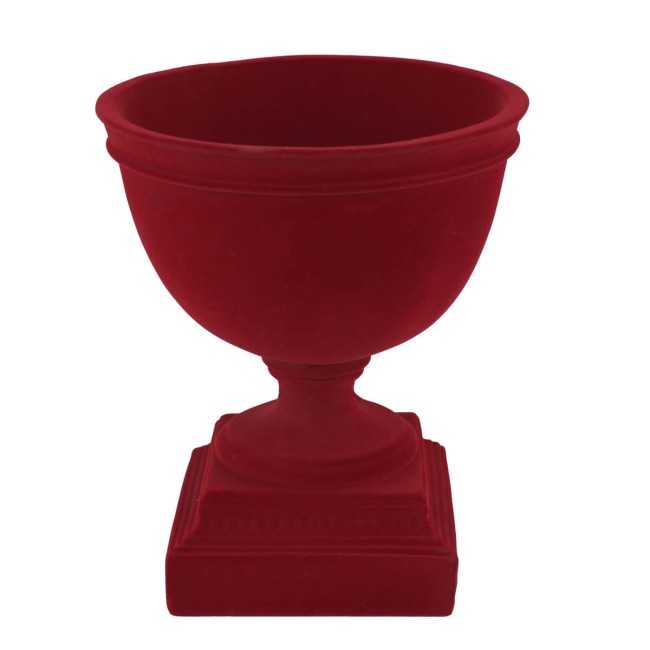 Vaso Natalizio in Velluto Bordeaux 3 Misure