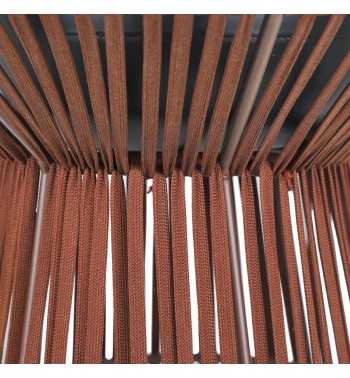 Vaso con Corde Marrone Scuro H.75/55 cm Vaso con Corde Marrone Scuro H.75/55 cm