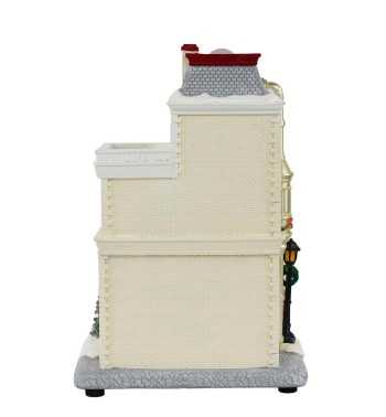 Caffetteria Natalizia con Luci in Resina H.27,5 cm