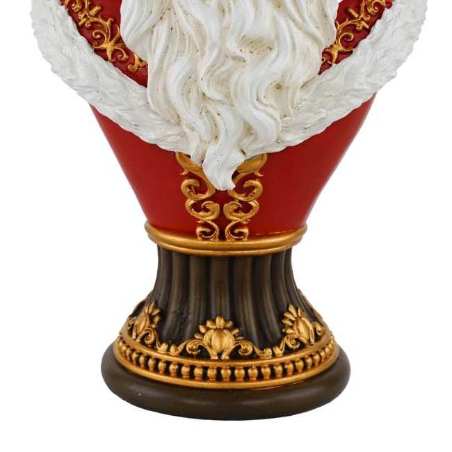 Busto di Babbo Natale in Resina H.29,5 cm