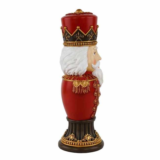 Busto Schiaccianoci Natalizio in Resina H.31 cm