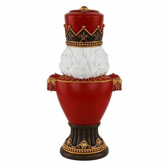 Busto Schiaccianoci Natalizio in Resina H.31 cm