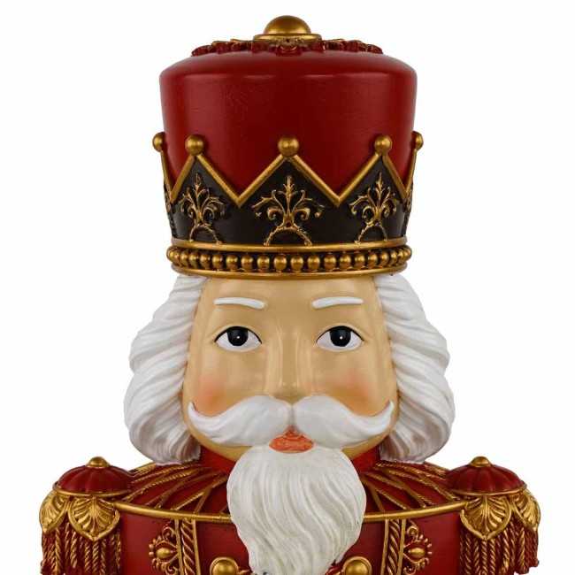 Busto Schiaccianoci Natalizio in Resina H.31 cm