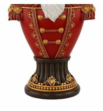 Busto Schiaccianoci Natalizio in Resina H.31 cm