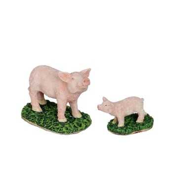 Pigs and piglets 2 pieces - Luville 1163046