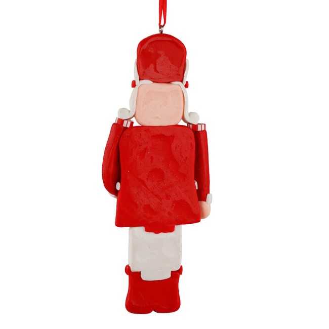 Schiaccianoci Natalizi da Appendere in Argilla 15x5,5 cm