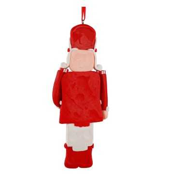 Schiaccianoci Natalizi da Appendere in Argilla 15x5,5 cm