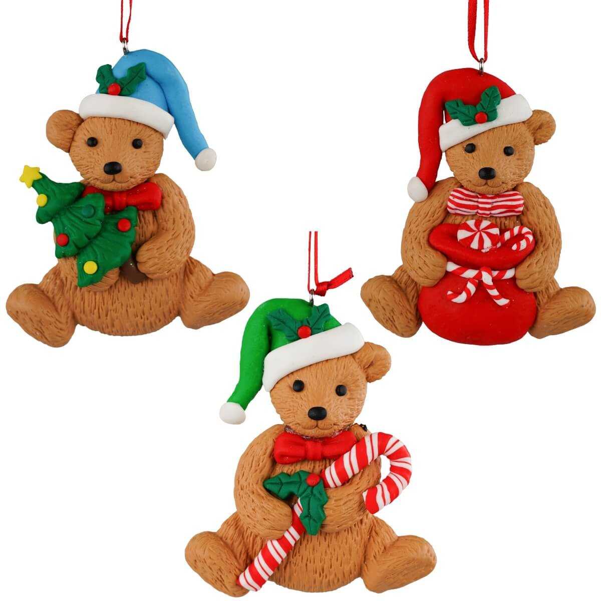 Decorazioni Natalizie Orsetti Peluche Natalizi Decorazioni Natalizie  Orsetti Peluche Per Albero Di Natale Santa, image size:1200x1200