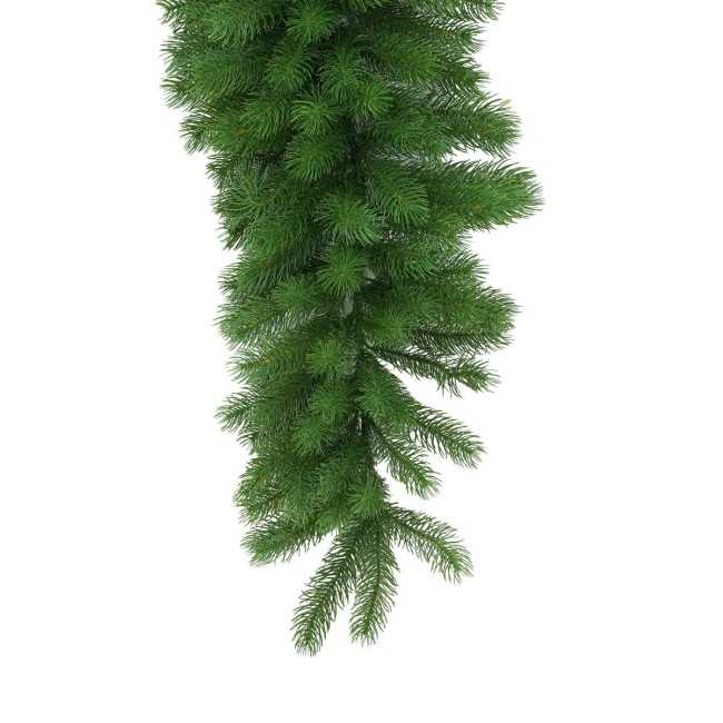 Swag Natalizio in PE Verde L.180 cm