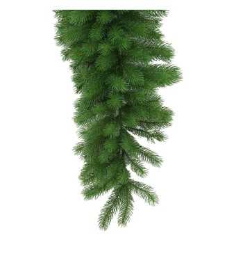 Swag Natalizio in PE Verde L.180 cm