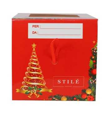 Pallina Natalizia con Renna e Led D.8 cm