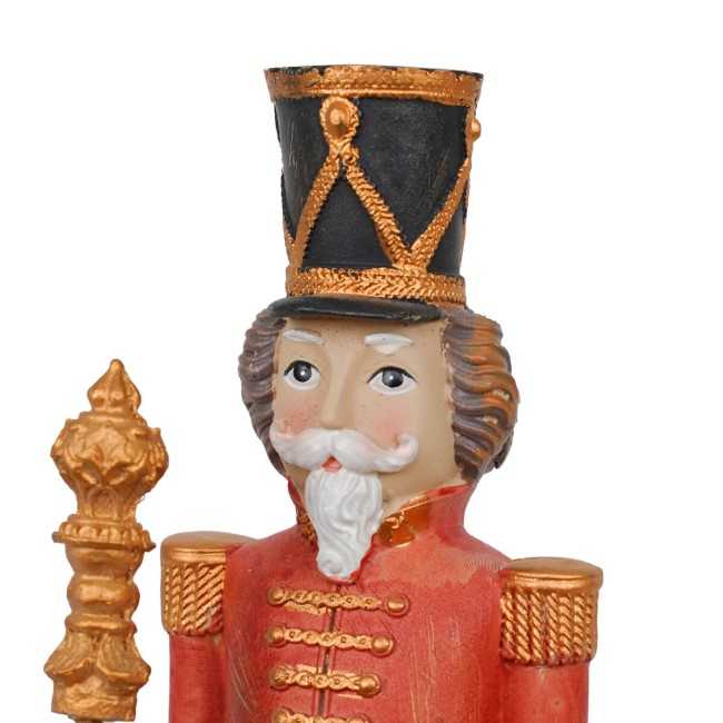 Carillon Schiaccianoci Natalizio in Resina H.28 cm