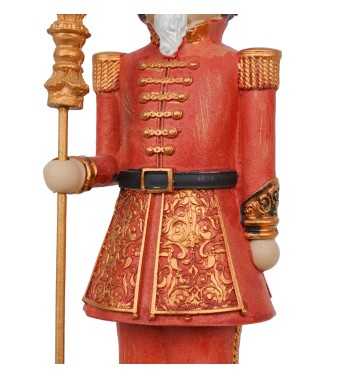 Carillon Schiaccianoci Natalizio in Resina H.28 cm