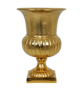 Vaso Coppa in Alluminio Dorato 2 Misure Vaso Coppa in Alluminio Dorato 2 Misure