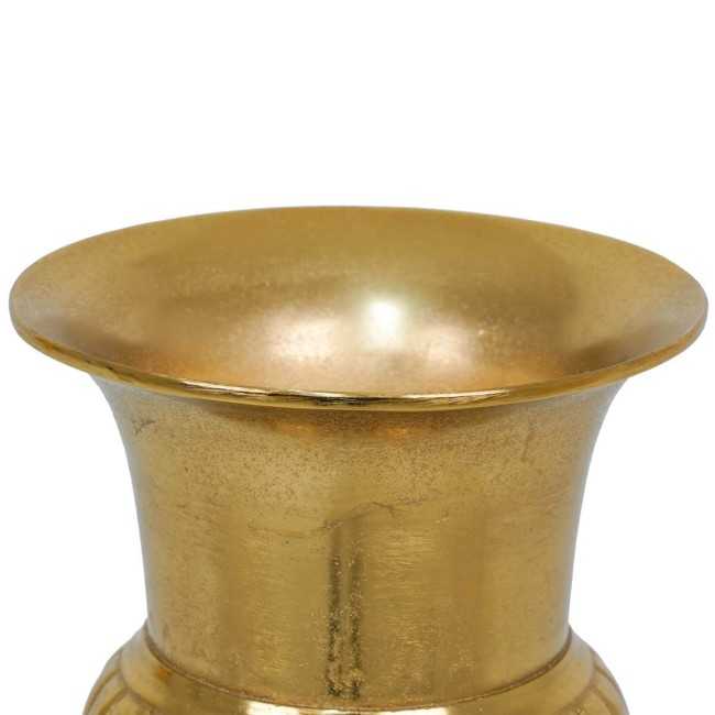 Vaso Coppa in Alluminio Dorato 2 Misure