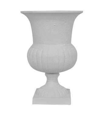 Vaso Coppa in Alluminio Bianco 2 Misure Vaso Coppa in Alluminio Bianco 2 Misure