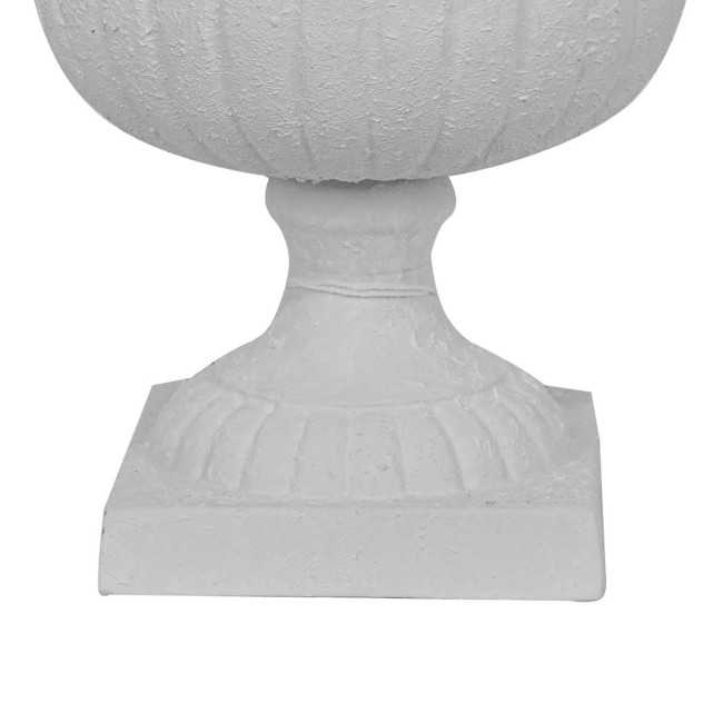 Vaso Coppa in Alluminio Bianco 2 Misure