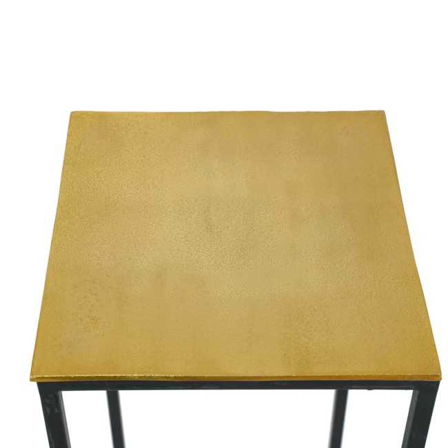 Set 2 Espositori in Alluminio Nero e Oro