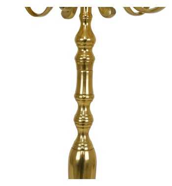 Candelabro in Alluminio Oro H.77 cm Candelabro in Alluminio Oro H.77 cm