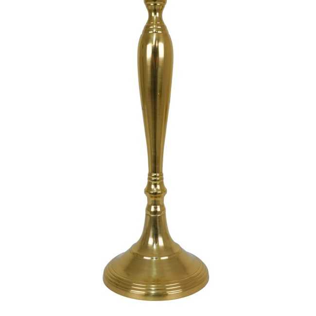 Candelabro in Alluminio Oro H.77 cm