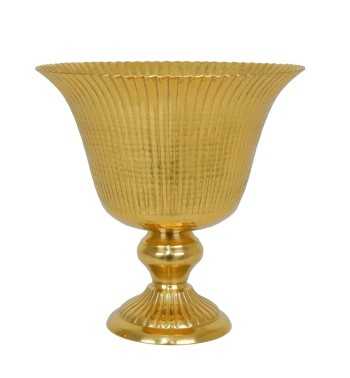 Coppa Decorativa in Alluminio Oro H.28,5 cm Coppa Decorativa in Alluminio Oro H.28,5 cm