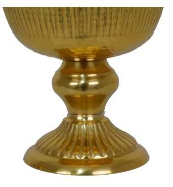 Coppa Decorativa in Alluminio Oro H.28,5 cm Coppa Decorativa in Alluminio Oro H.28,5 cm