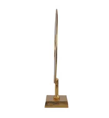Complemento d'Arredo in Alluminio Oro H.46 cm