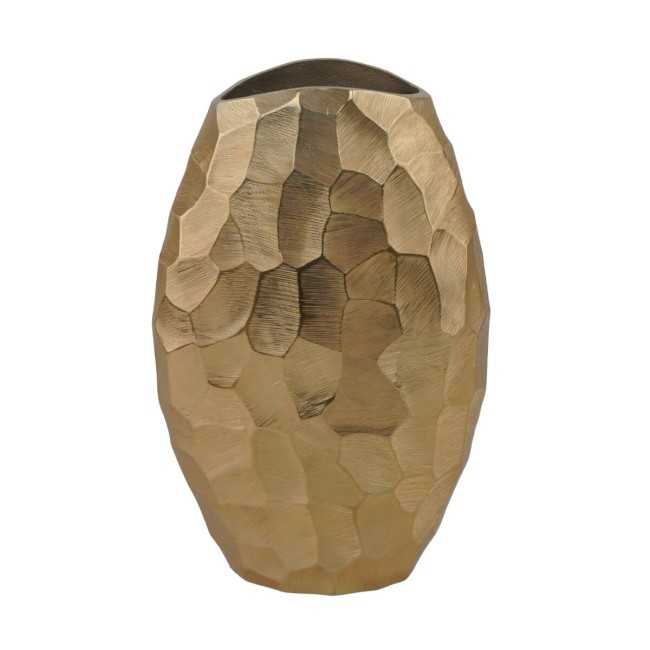 Vaso in Alluminio Oro H.30 cm