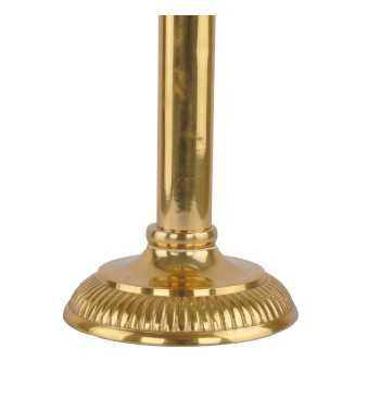 Coppa in Alluminio Oro e Vetro H.42,5 cm Coppa in Alluminio Oro e Vetro H.42,5 cm