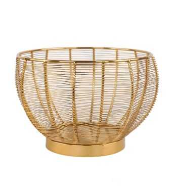 Centrotavola in Alluminio Oro 2 Misure