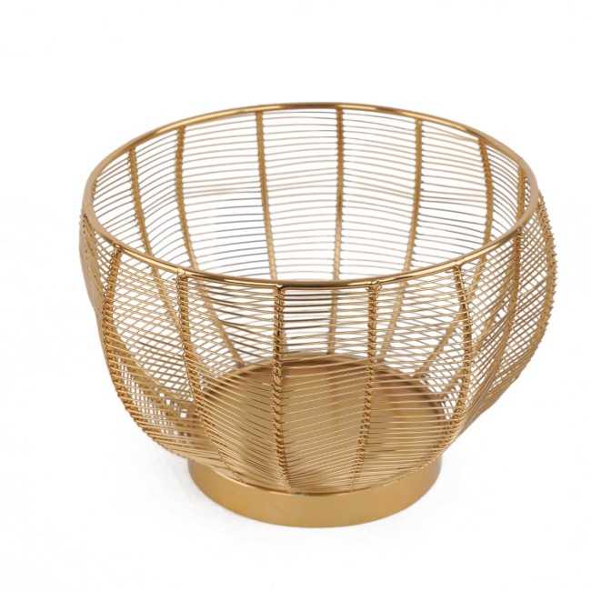 Centrotavola in Alluminio Oro 2 Misure