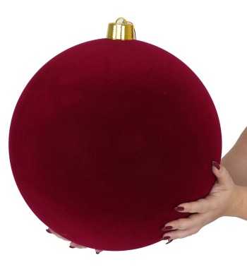 Palle Natalizie in Velluto D.40 cm - 3 Colori