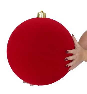 Palle Natalizie in Velluto D.40 cm - 3 Colori